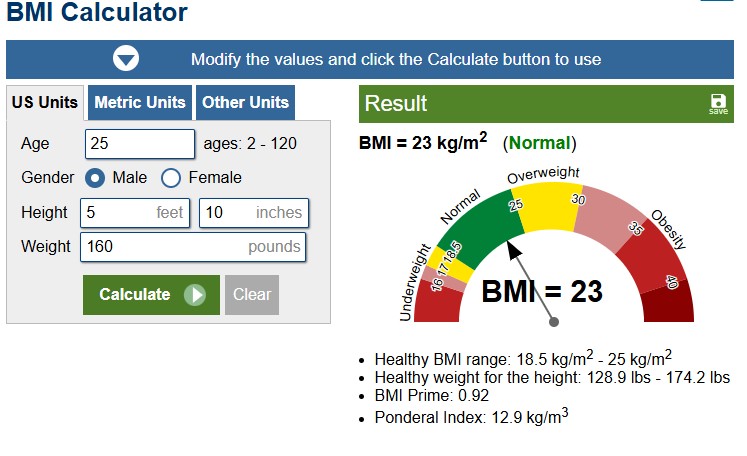 BMI calculator