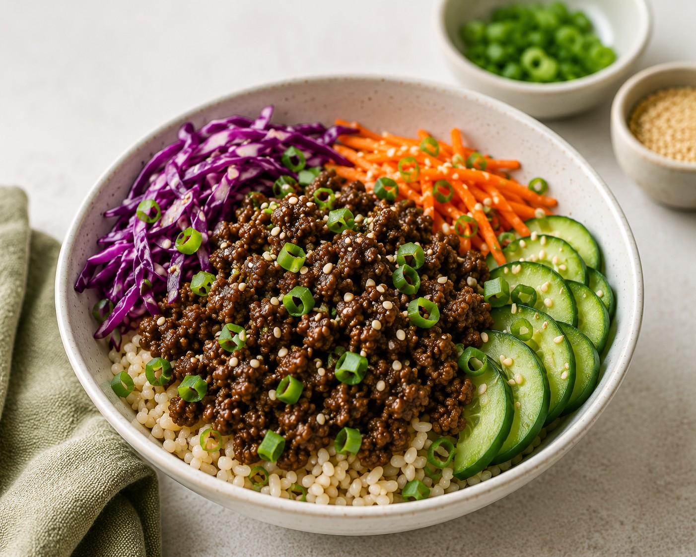 Healthy Beef Bowl for a GLP-1 High Protein Diet