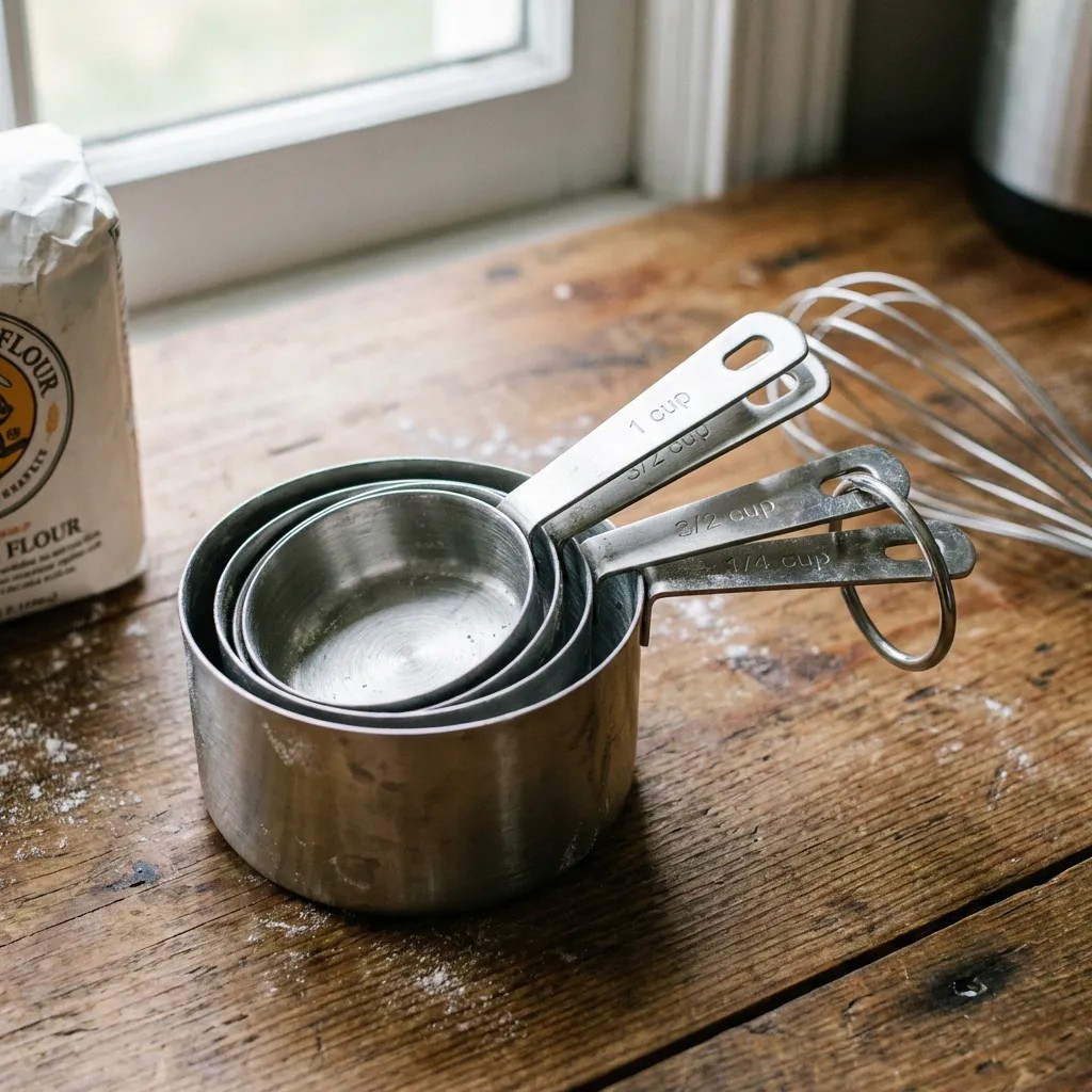 Measuring cups, part of success weight loss