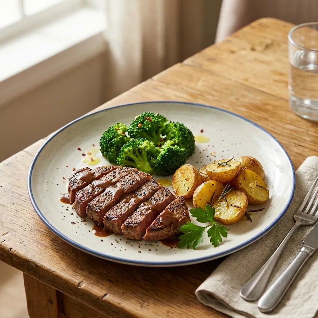 Protein heavy dinner