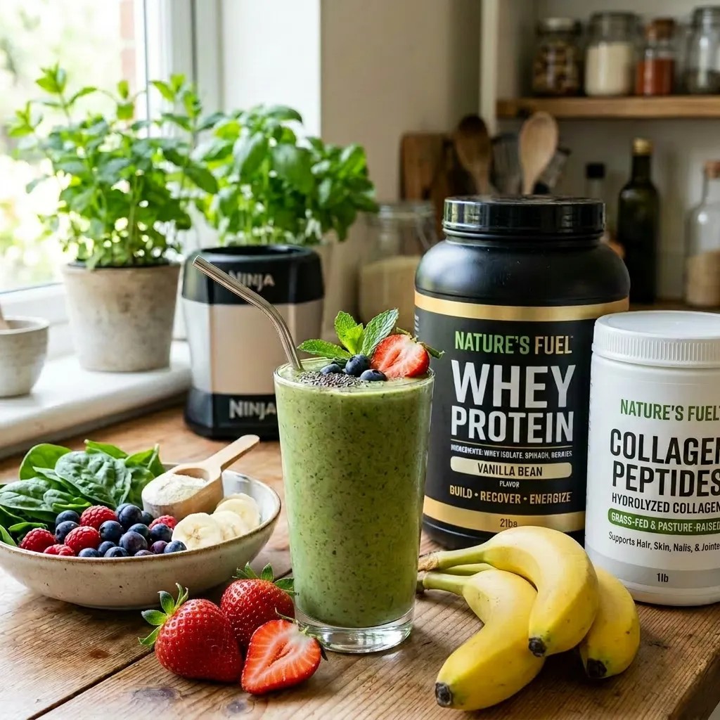 Protein fortified fruit shake